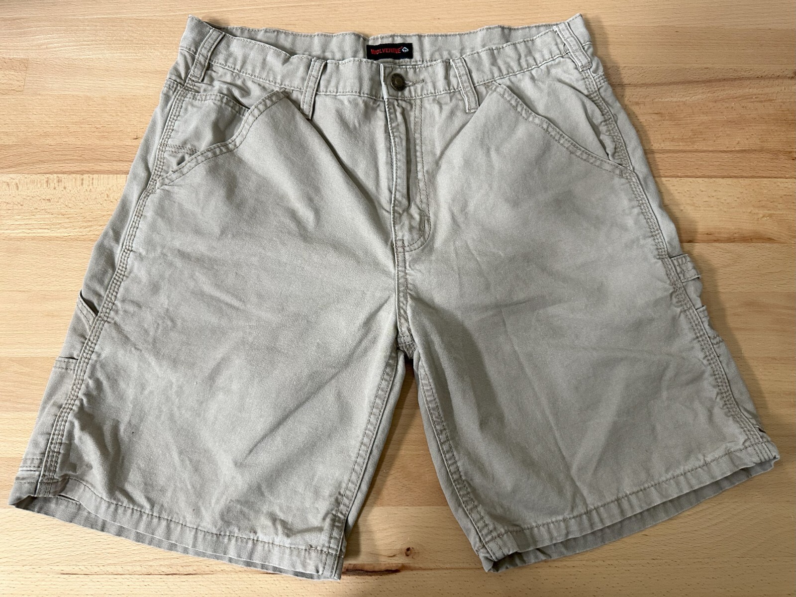 Wolverine Men’s Hammer Loop Cargo Work Shorts Size 32 – Workwear Minor flaws