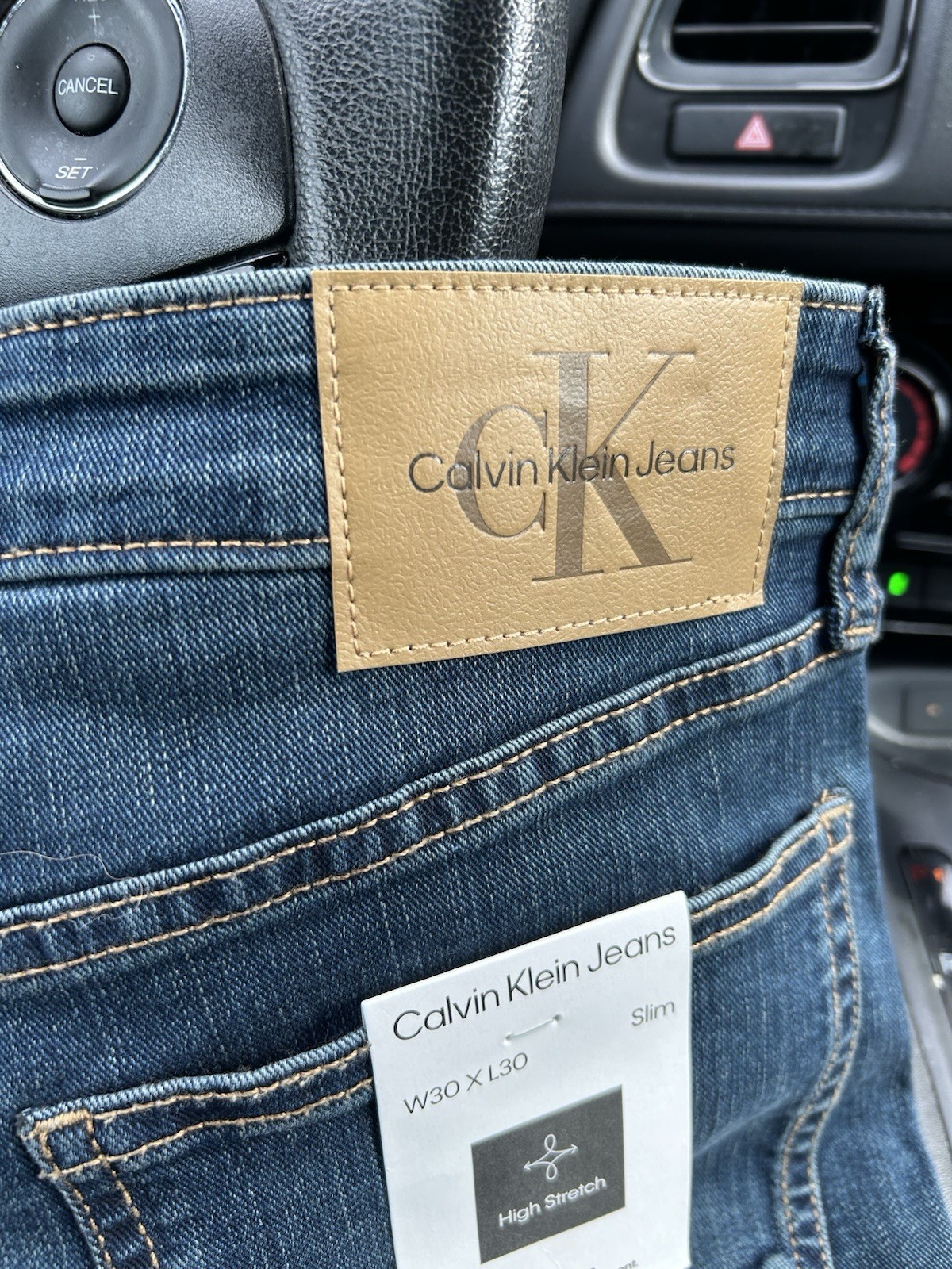 Calvin Klein Slim Straight Leg Denim Jeans 30X30 Men’s Blue