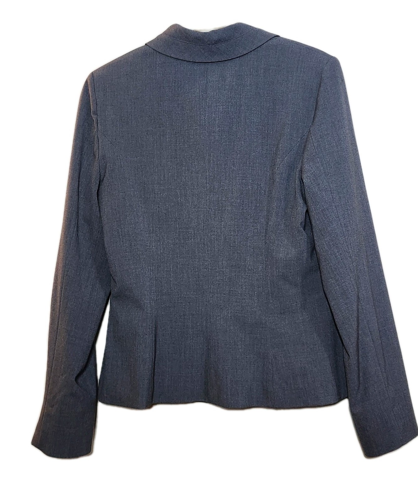 HOLLYWOULD Size L Women’s GRAY BLAZER. Short Length. Never Worn. HAND WASH