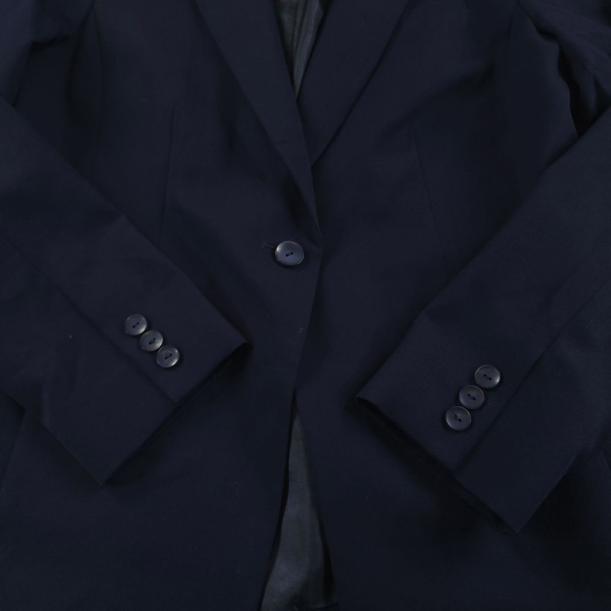 Pendleton Blazer Womens 10 Navy One Button Single Breasted Virgin Wool Lined