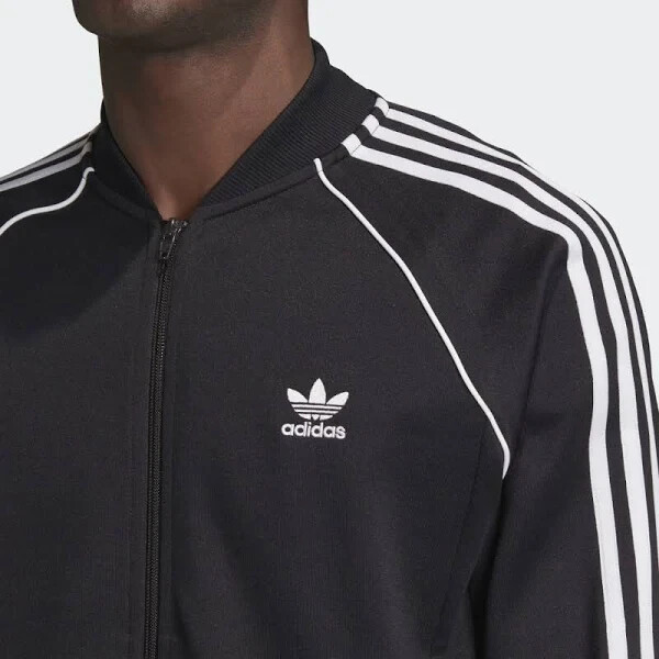 adidas Originals Men’s Superstar Track Jacket | Retro 3-Stripes Zip-Up