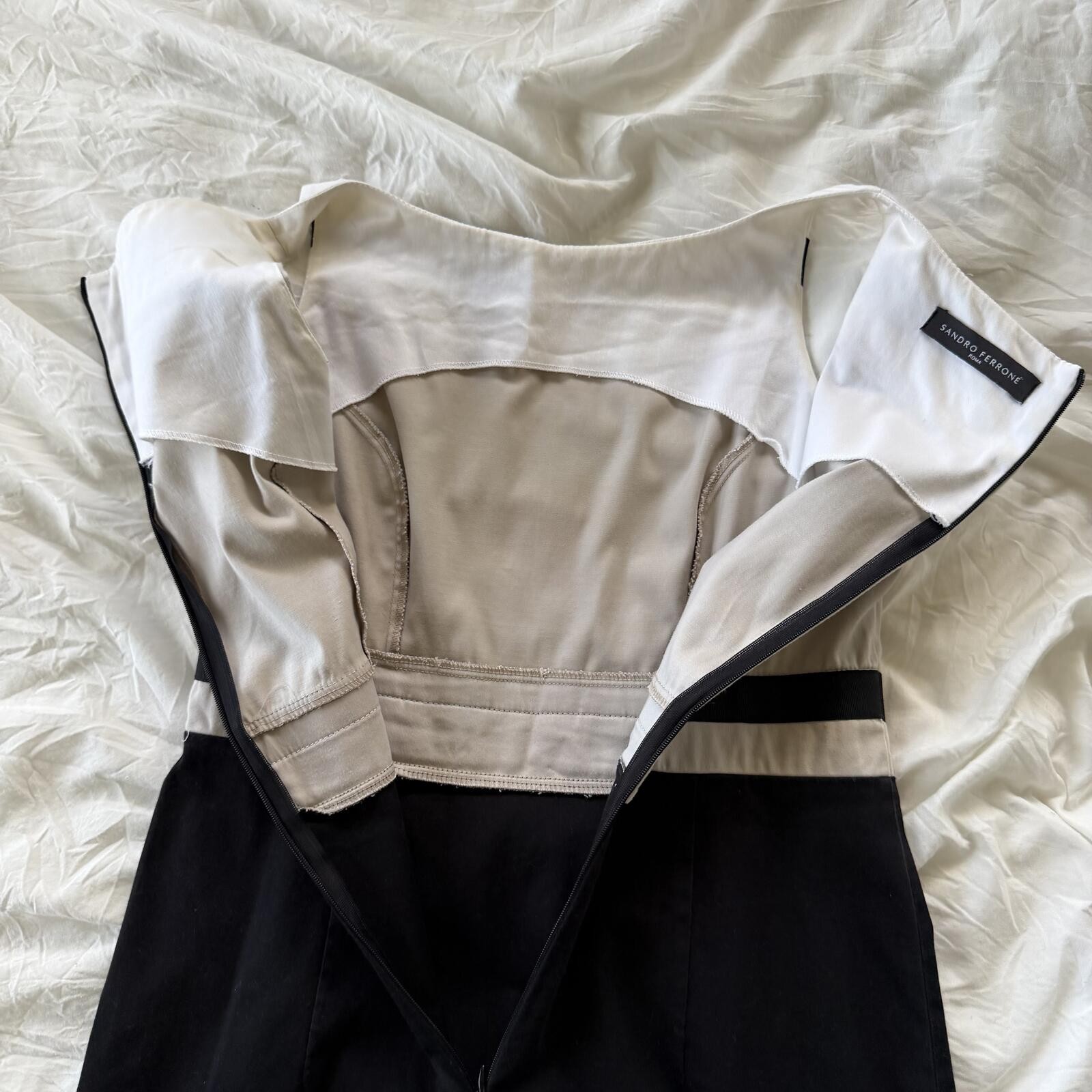 🤍🖤 Sandro Ferrone Roma Made in Italy Dress 🖤🤍