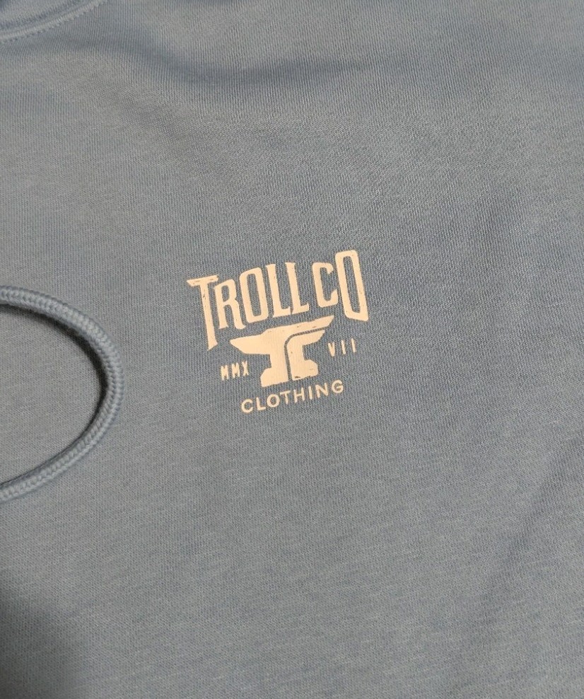 Troll Co Clothing Pay Me For My Experience Hoodie Blue Mens 2XL NWT
