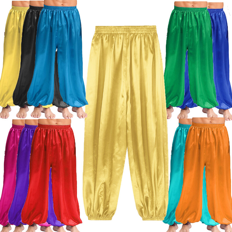 Men Trousers Clothes Bloomers Fairy Tale Pants Street Casual Elastic Loose Rave