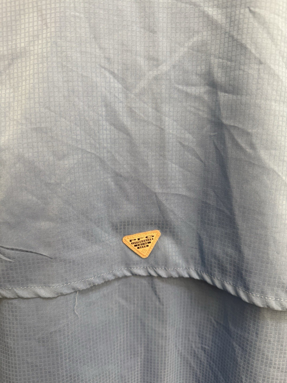 Columbia PFG Omni shade Men’s Short-Sleeve Button-Down Shirt in Blue size XL