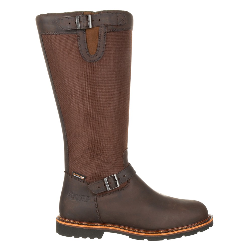 Rocky Great Falls Snakebite 16 Inch Waterproof Mens Brown Casual Boots RKS0374