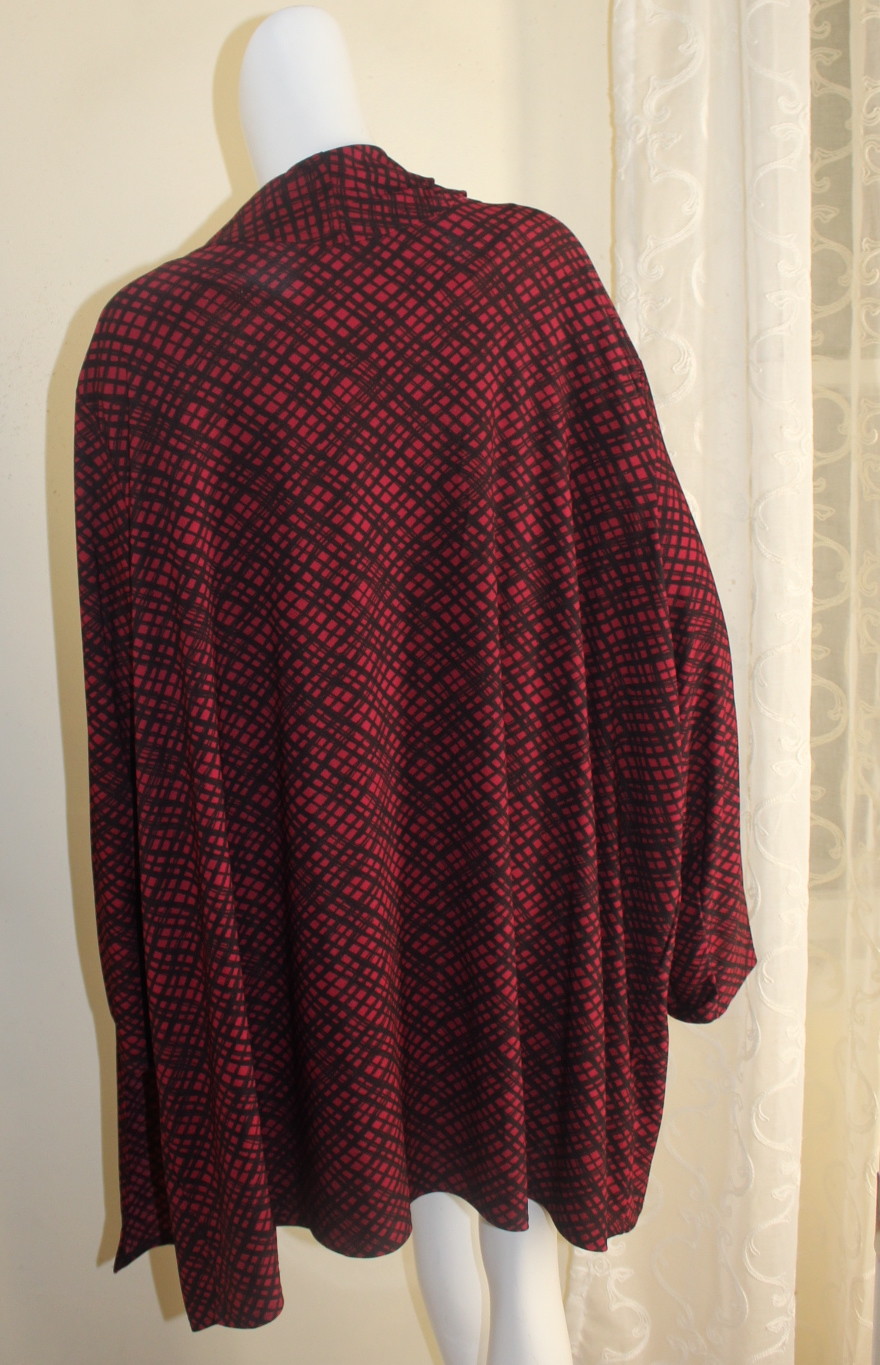 Chelsea Studio Sz 4X 5X Rich Twinset Grid Flowing Travel Artsy Jacket Tank Set