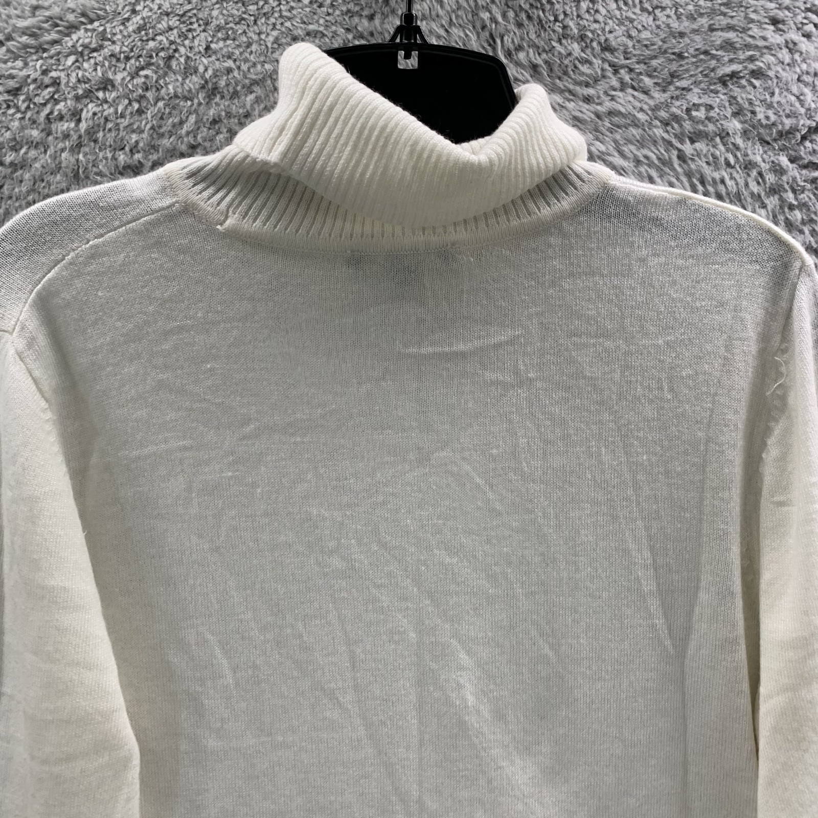 Jeanne Pierre Sweater Womens Large Top Cashmere White