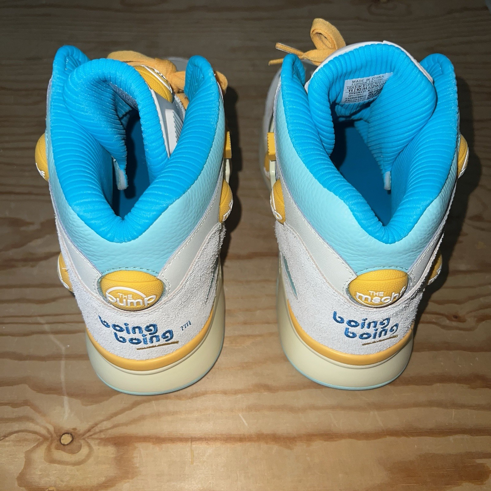 MSCHF x REEBOK PUMP OMNI ZONE IX SUNBLEACHED SHOES SNEAKERS MSCHF013 SB 11 NEW