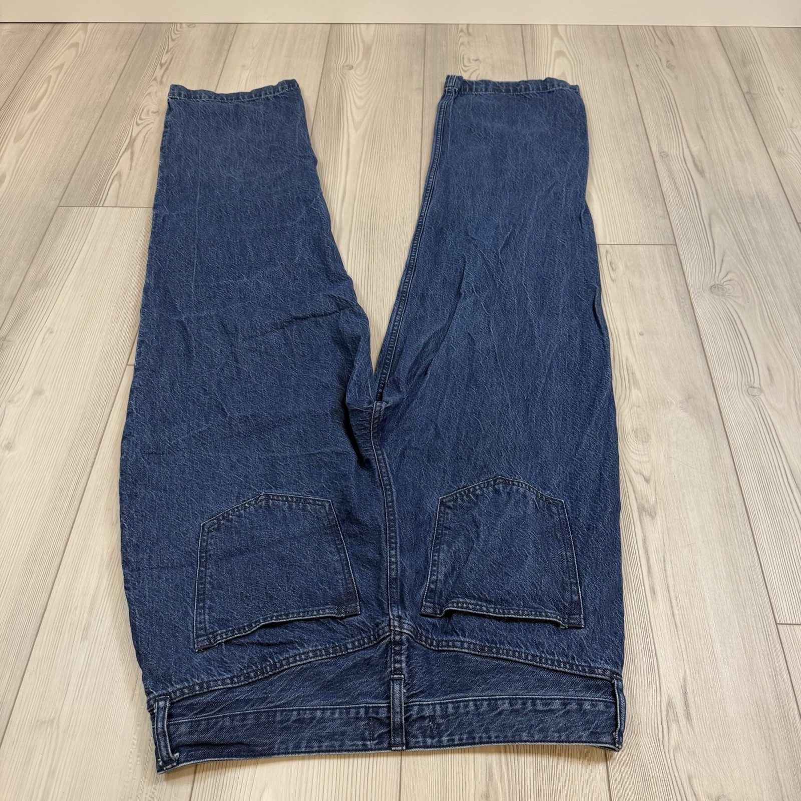 Abercrombie & Fitch 32/14L Denim The Loose High Rise Blue Jeans