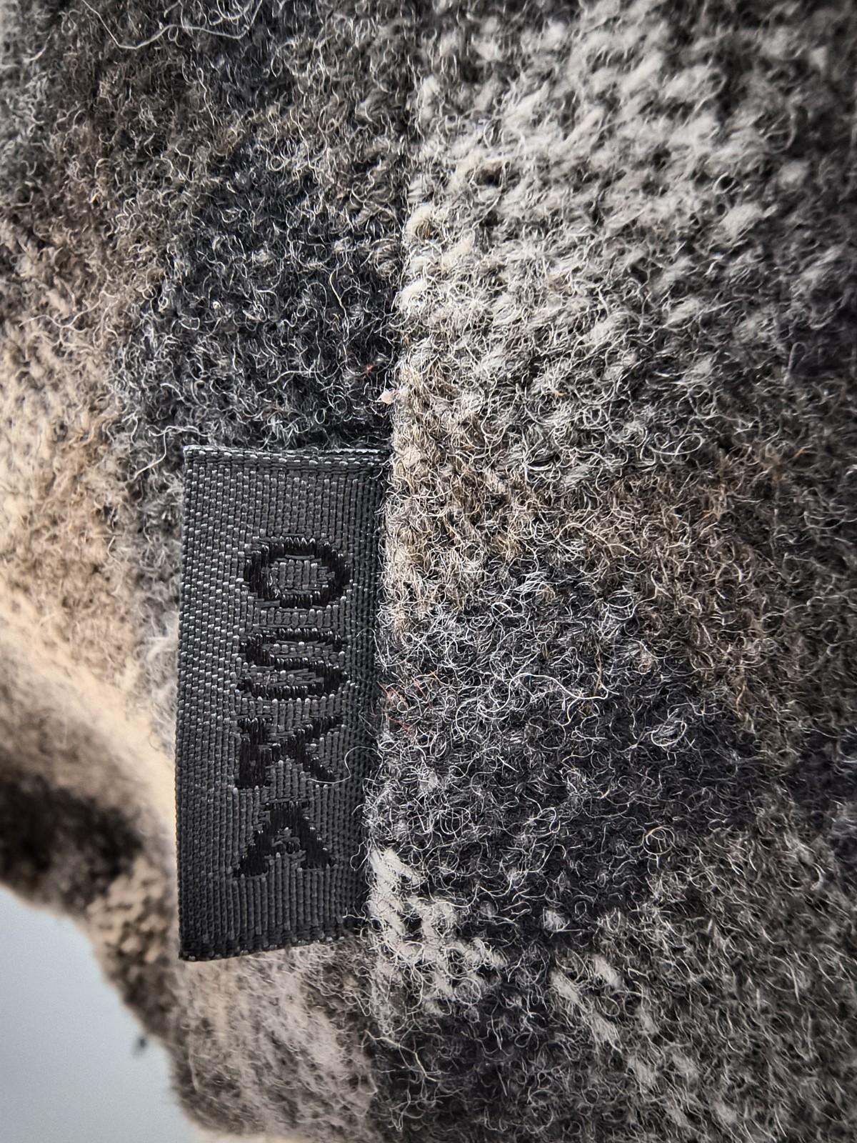 Oska 80% Wool Slouch Hat Plaid Gray Brown 503 Beanie Beret Women’s I – Lined