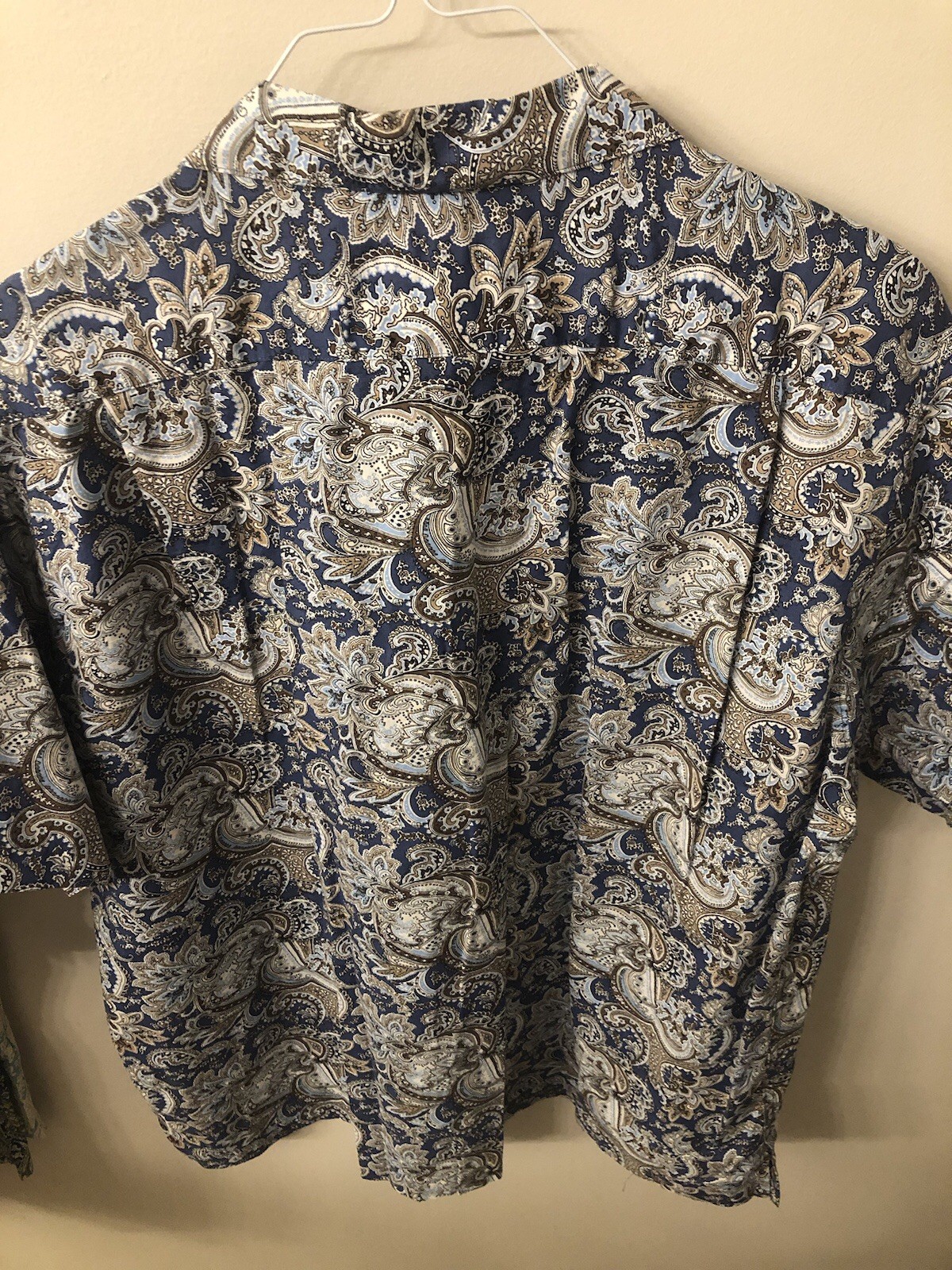 NWOT Daniel Cremieux Mens Classics Paisley Blue Gray XXL 2XL Sharp Color!