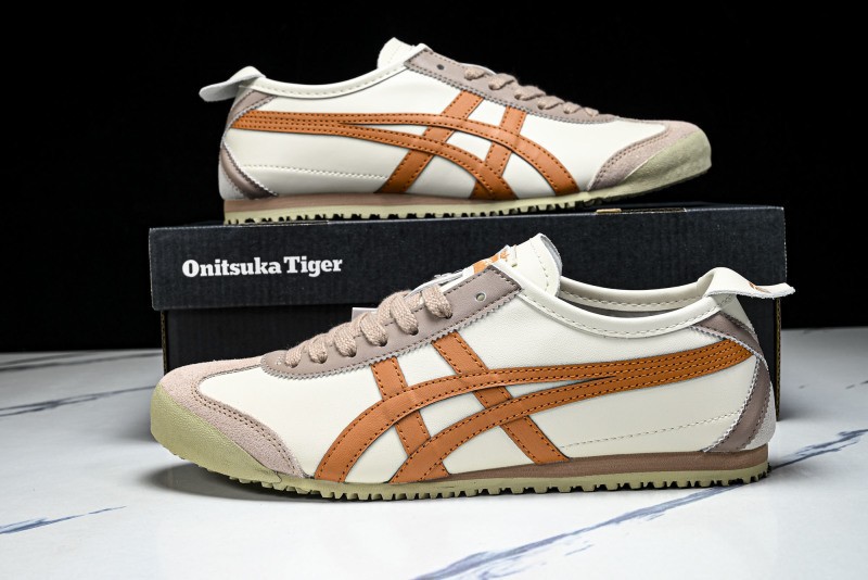 Onits*ka Tiger Mexico 66 Birch Rust Orange 1183C102-204 Unisex Size 4-11