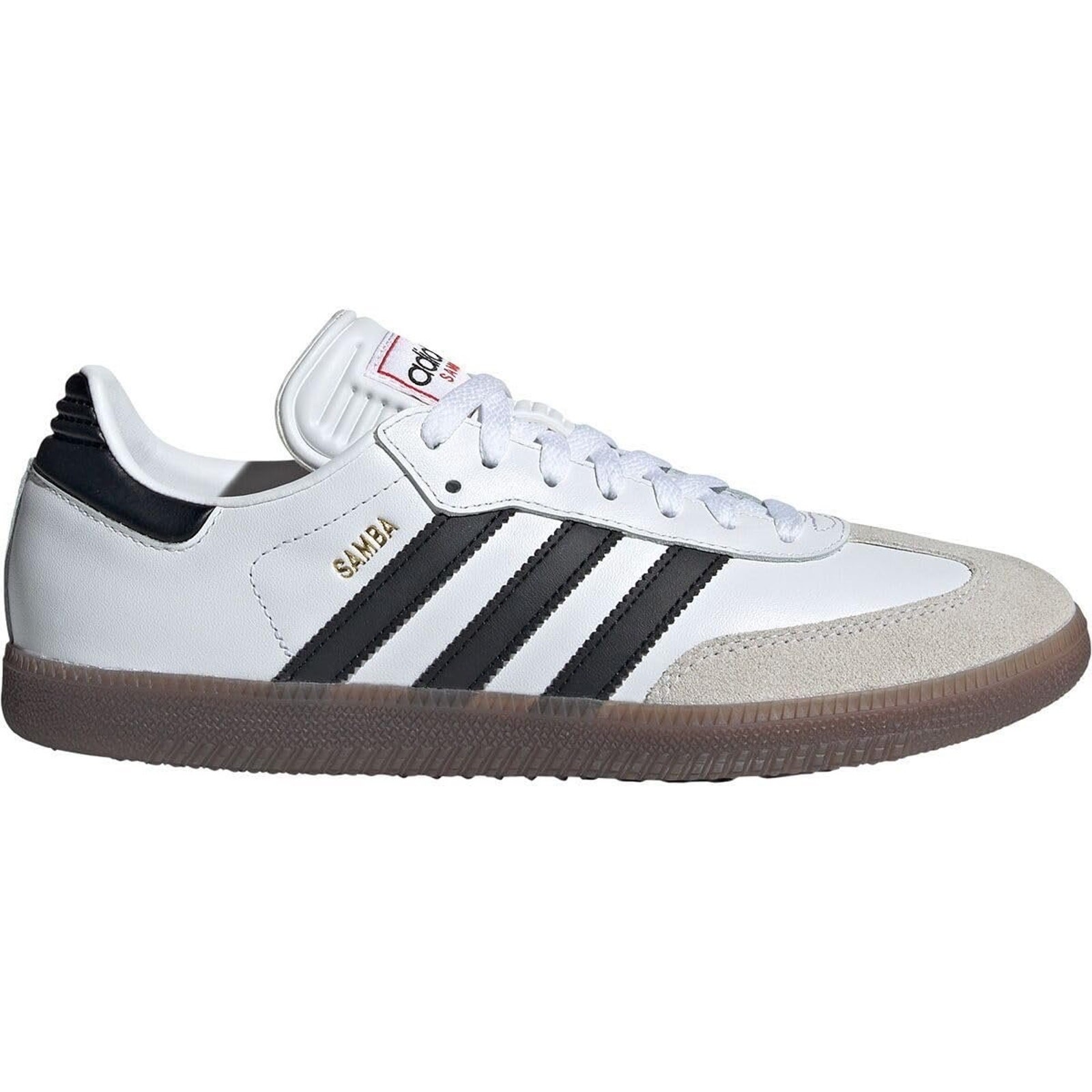 Adidas Unisex Samba Indoor Soccer Shoes White Black Red Size 8.5 Men 9.5 Women