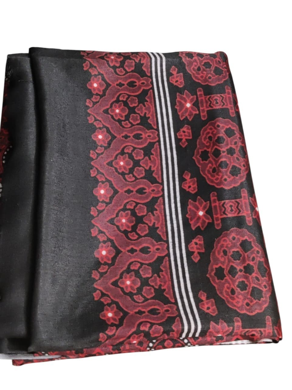 Sindhi Ajrak Traditional Chadar Oversized Printed Cultural Wrap Shawl Pakistan