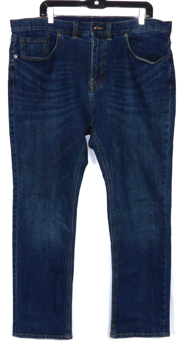 PRANA Medium Wash Stretch Straight Leg Denim Jeans Men’s 38 X 30