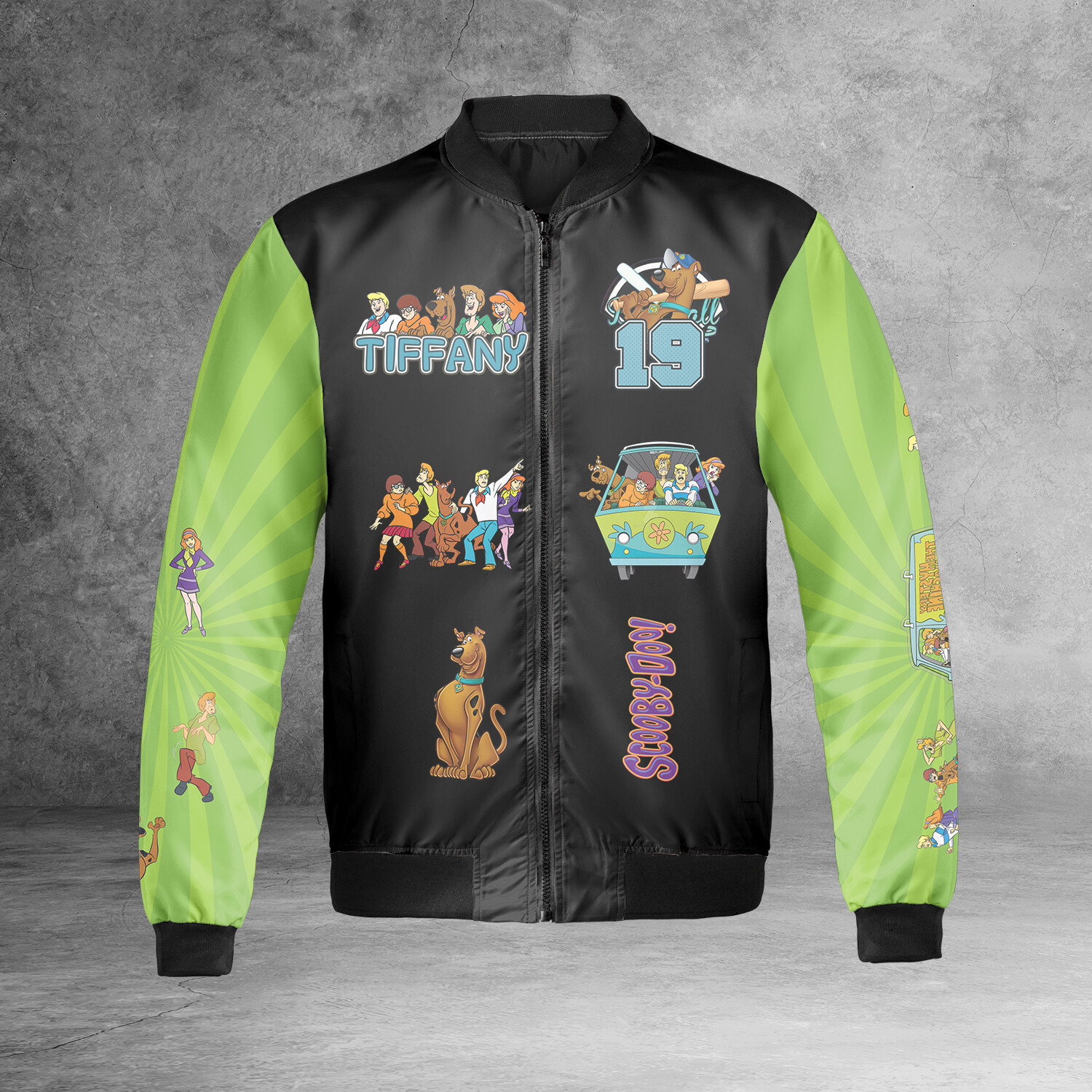 Personalized Scooby Doo Characters I’m A Scooby Dooaholic Bomber Jacket