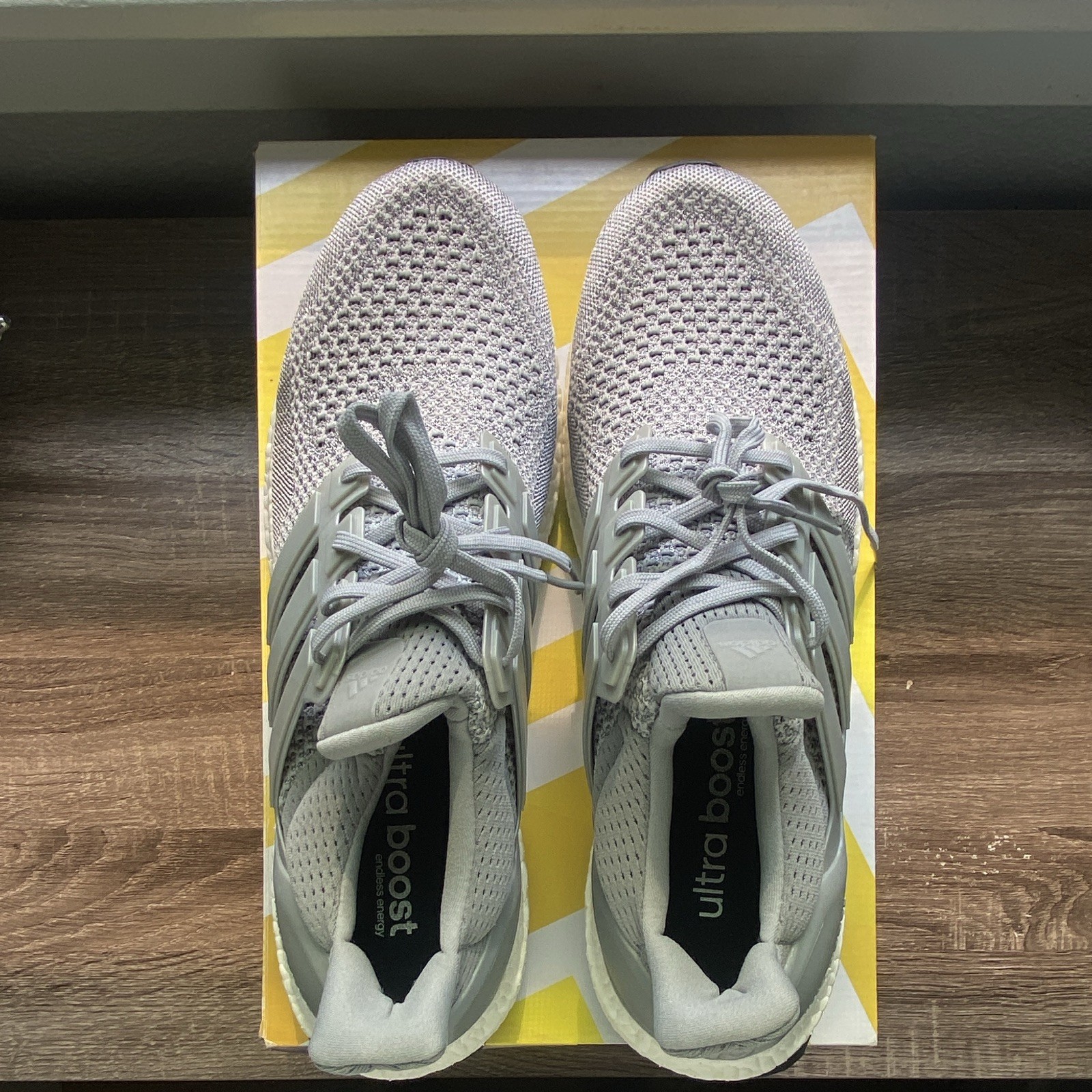 adidas UltraBoost 1.0 Triple White Primeknit Low Top Running Shoes S77416