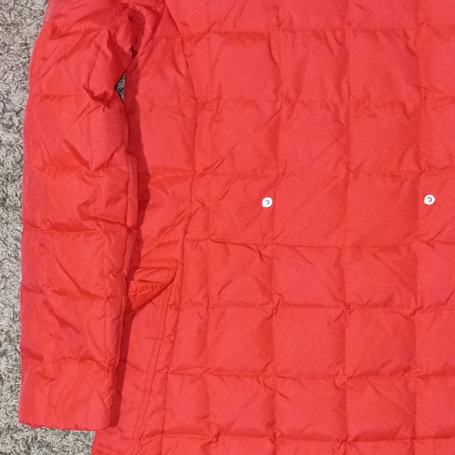 Tommy Hilfiger Coat Size Small Women Hooded Red Puffer Coat