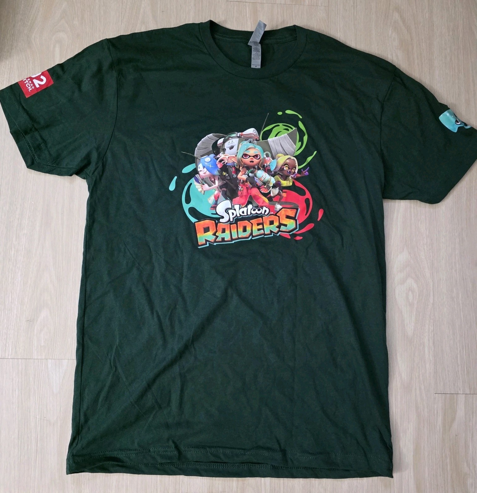 SDCC Splatoon Raiders Nintendo Switch 2 Shirt Medium