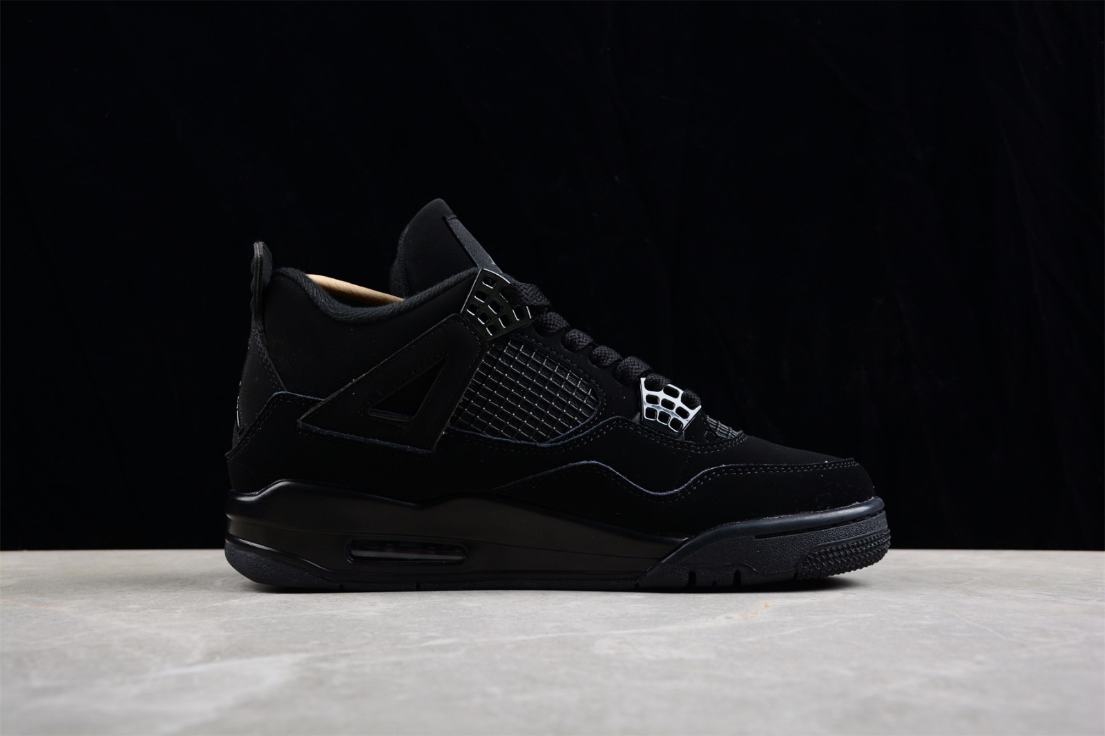 US Men’s Size 7-12 Jordan 4 Retro “Black Cat” Basketball Shoes Mid Top