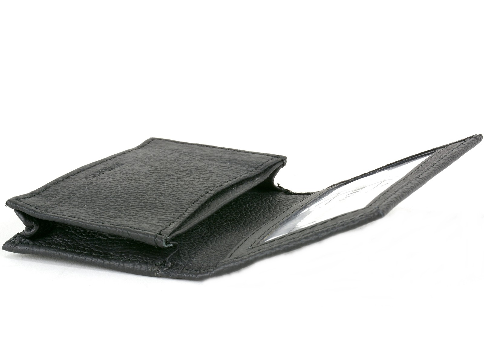 Leather Wallet Expandable Card Case Front Pocket Thin Slim ID Window Credit Card