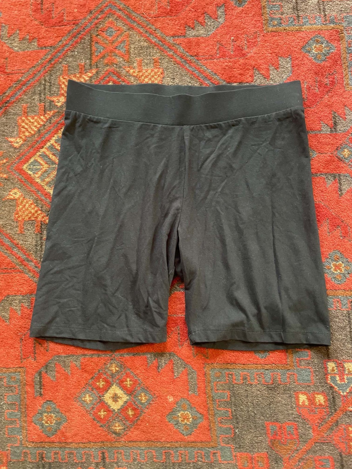 Ladies Black and Grey Cycling Shorts UK 18 and UK 16