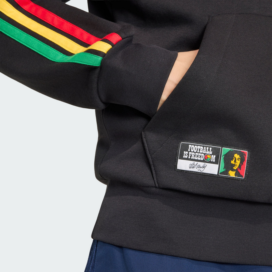 *New* Size 2XL – ADIDAS x BOB MARLEY x JAMAICA Mens Fleece Hoodie Rasta Reggae