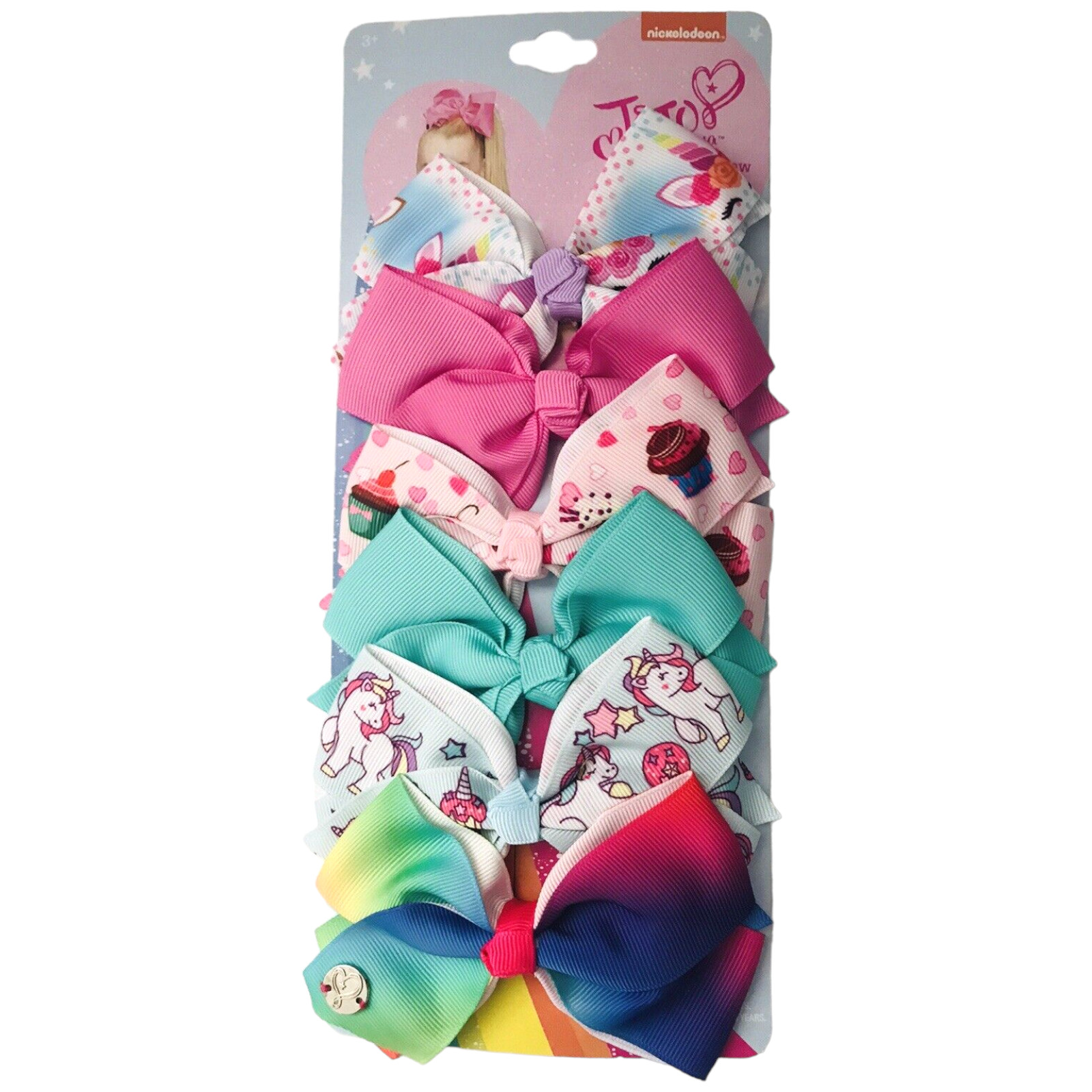 Jojo Siwa 5” Bows 6-pack ✨✨✨Assorted Styles As Shown