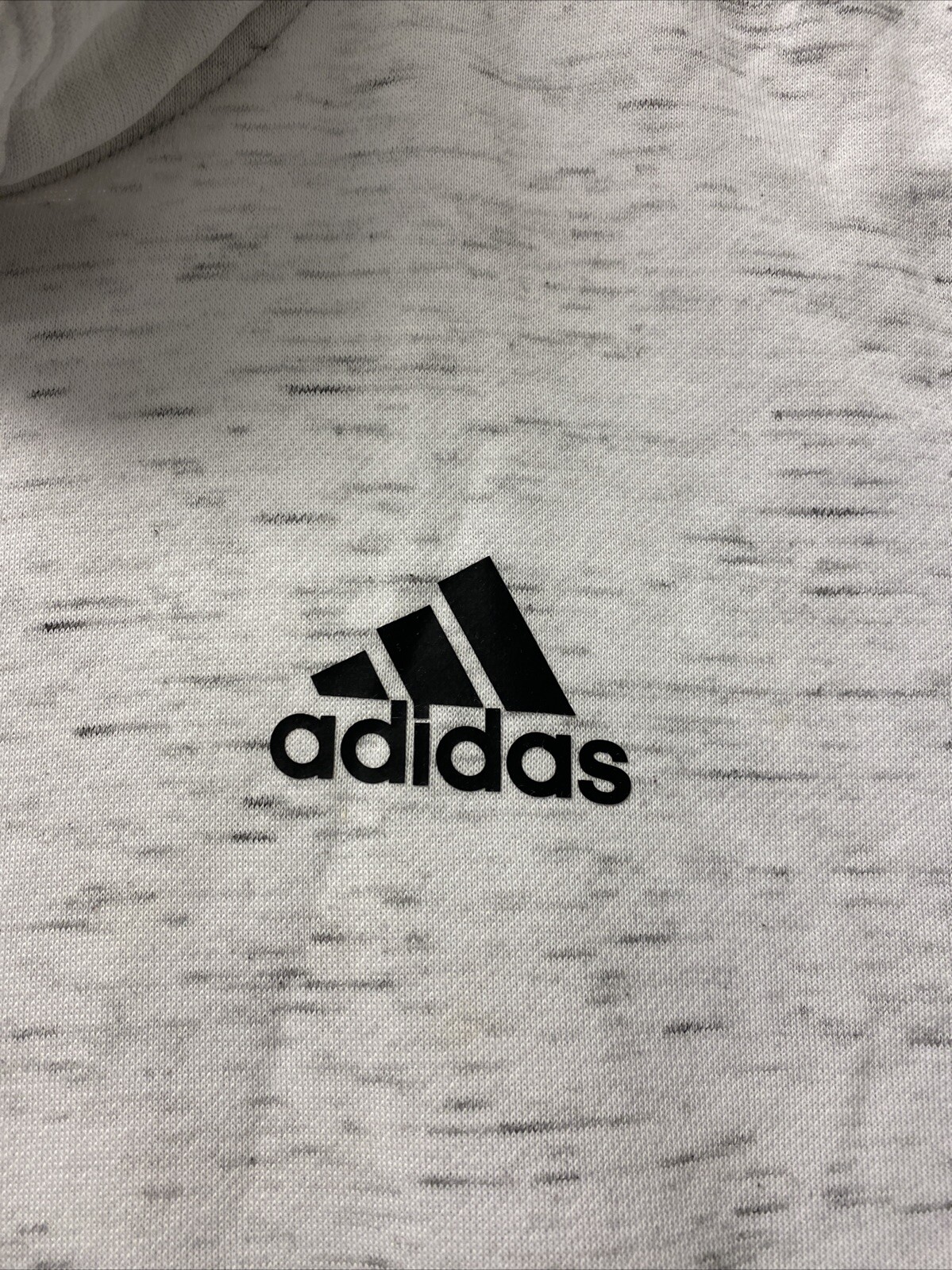 adidas men Loose S Essentials French Terry 3-Stripes Full-Zip Hoodie / 118-53