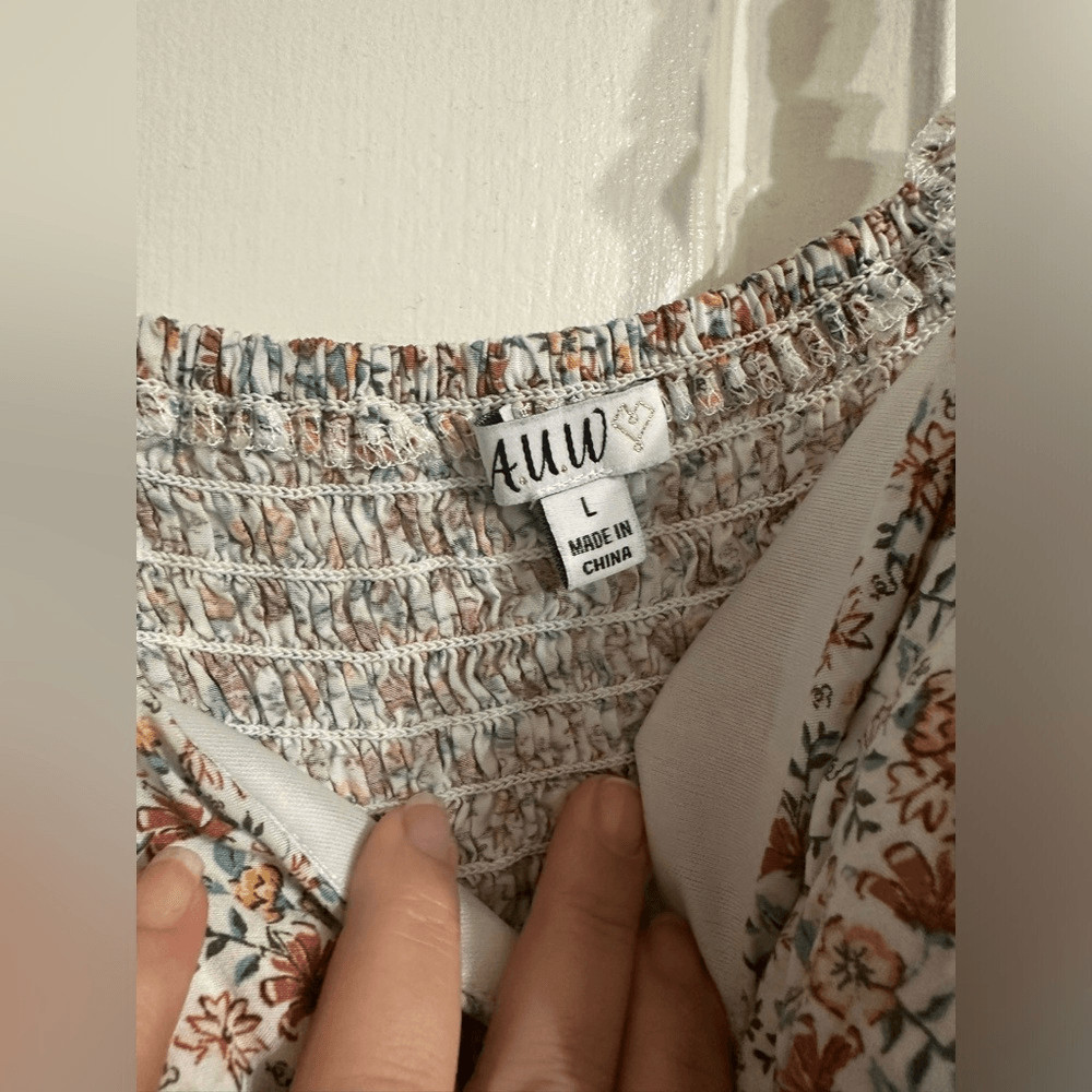 A.U.W. Floral print dress