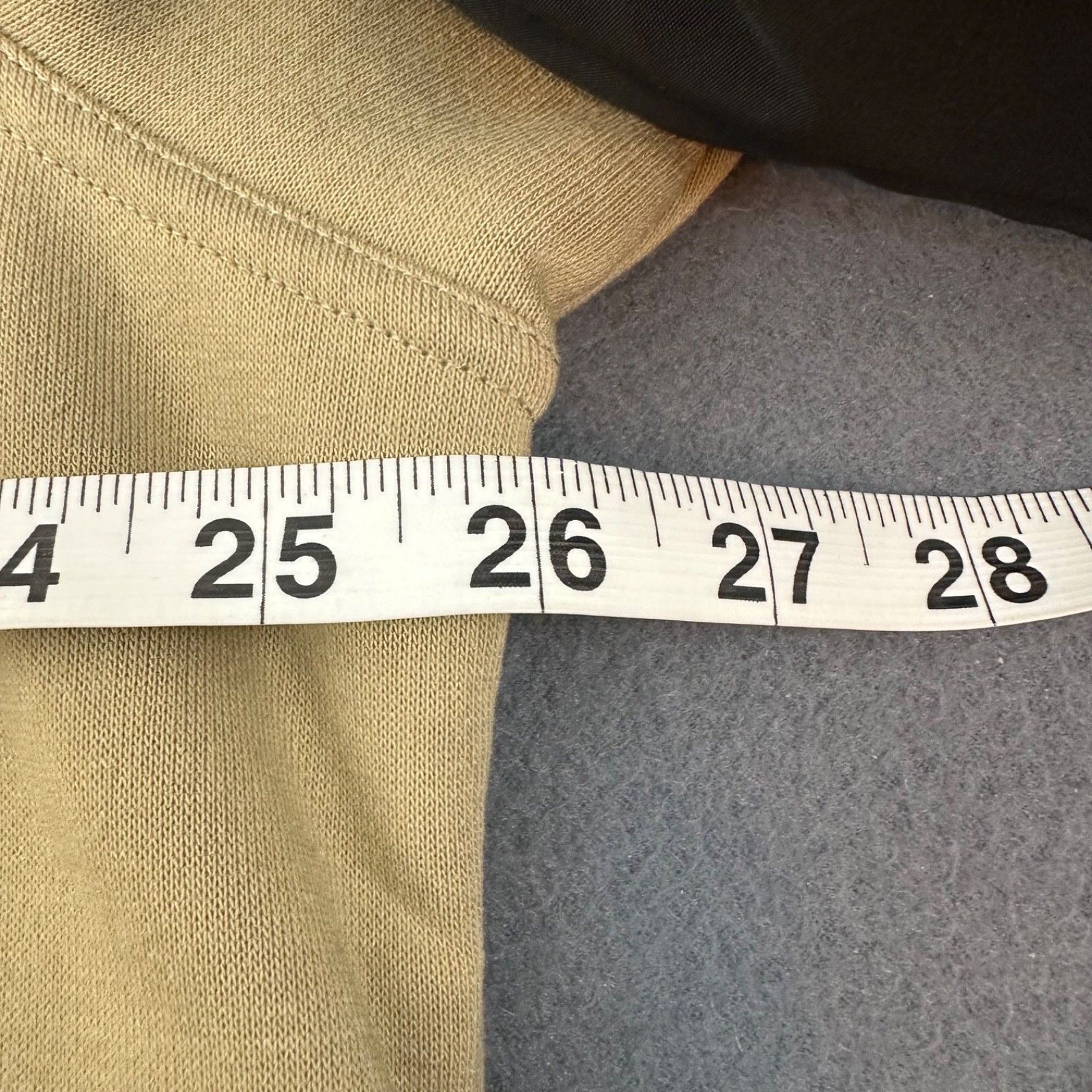 WeSC Men’s XL Tan & Black 90s Mike Utility Hoodie – Color Block Streetwear