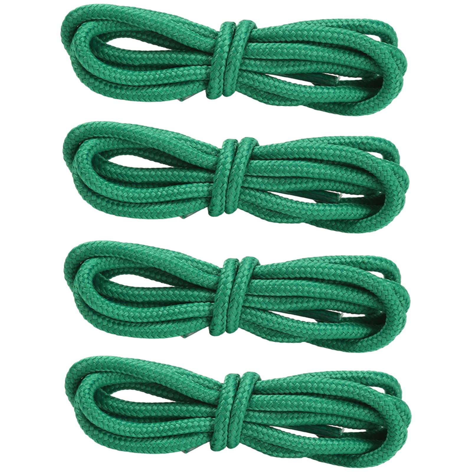 4mm Round Polyester Shoelaces 1/8″ Solid Color All Shoe Types 4 Feet, 2 Pair