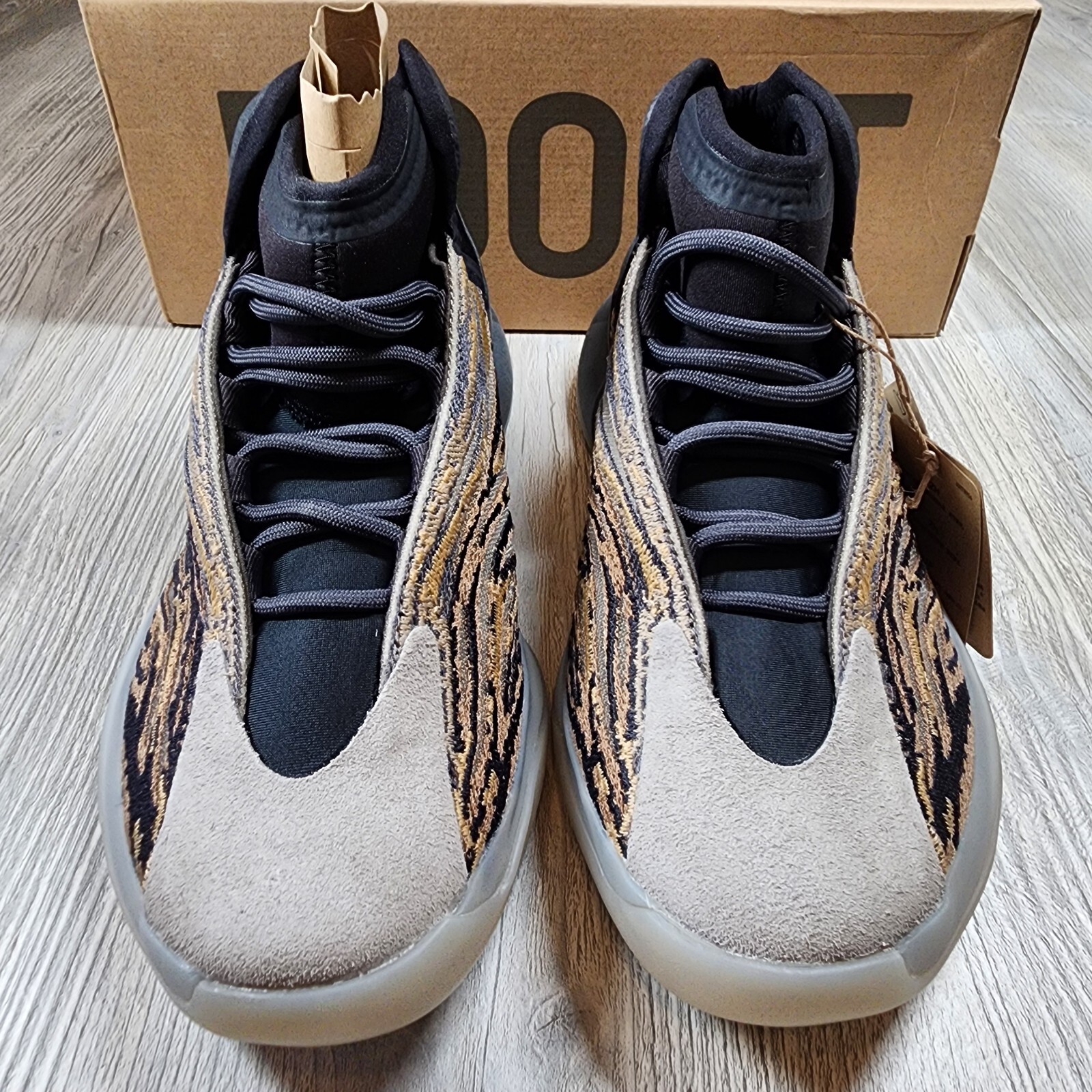 Adidas Yeezy Quantum Amber Tint Brown Basketball Shoes Mens Size 7.5 New GX1331