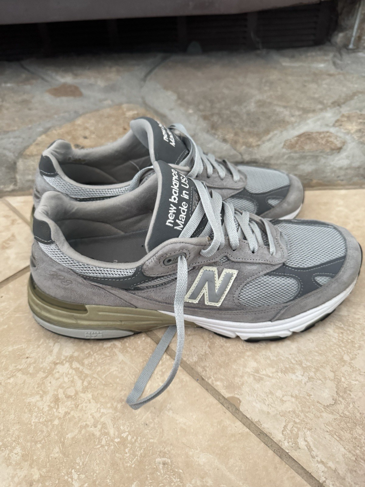 Size 10.5 – New Balance 993 Gray White Please See Details