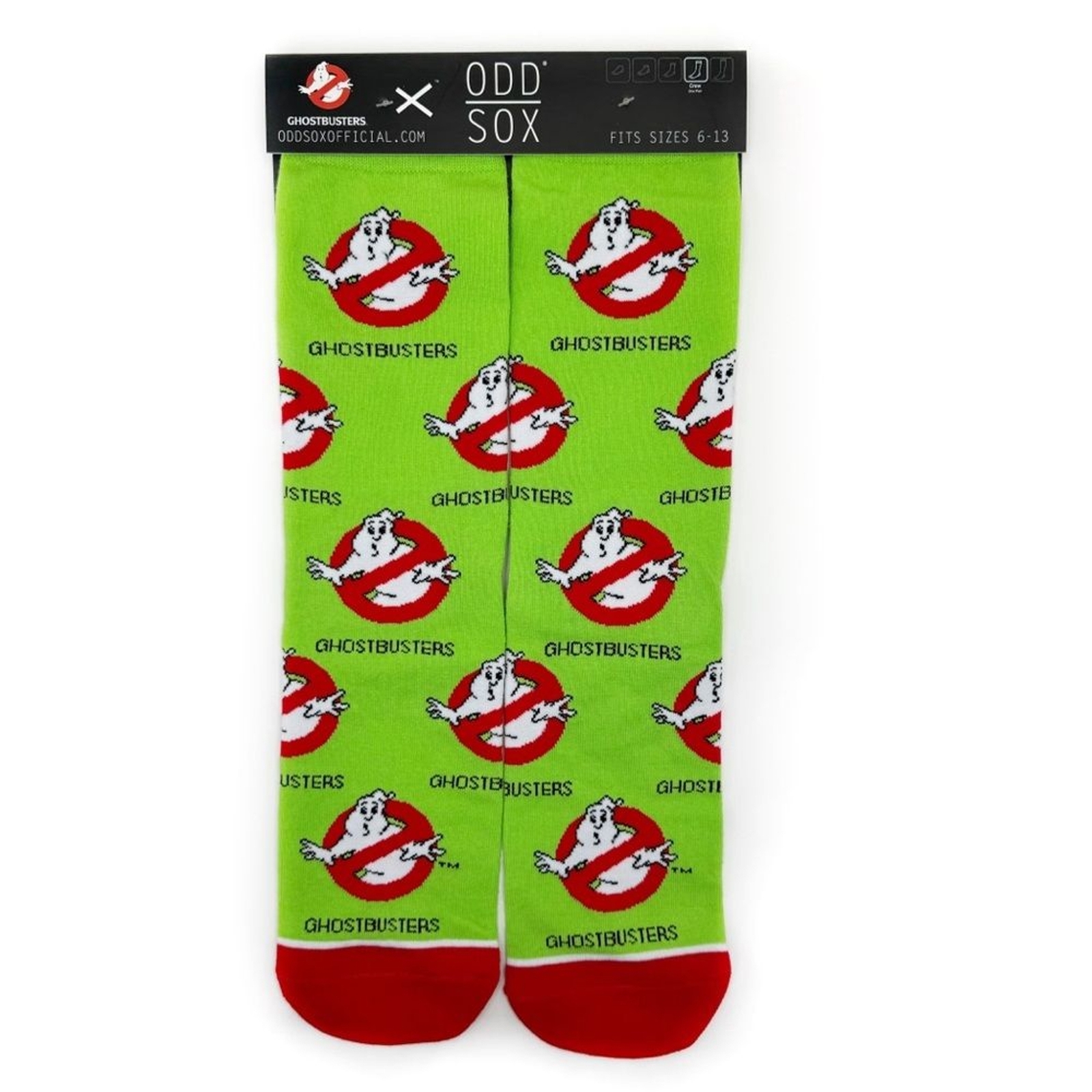 Odd Sox Ghostbusters Crew Socks Mens Womens Logo 80s 90s Movie