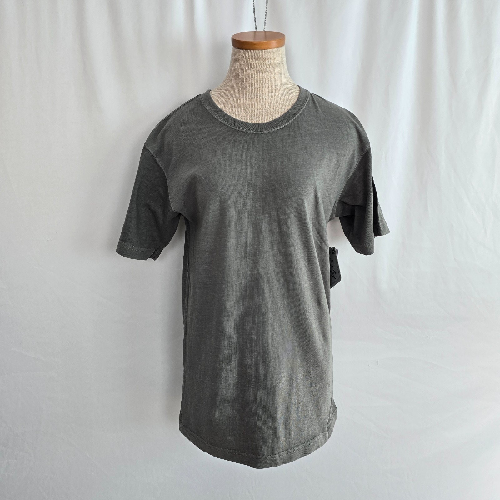 U.S. Apparel Cotton T-Shirt Women’s S Charcoal Crew Neck Short Sleeve NWT
