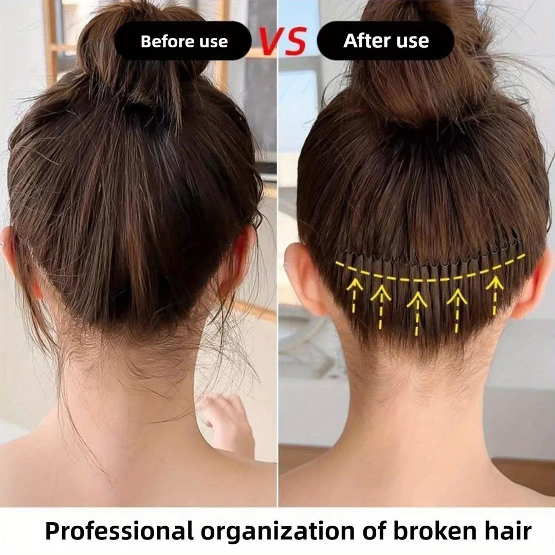 U Shape Hair Finishing Fixer Comb Pin Mini Bangs Holder Styling Tool for Women