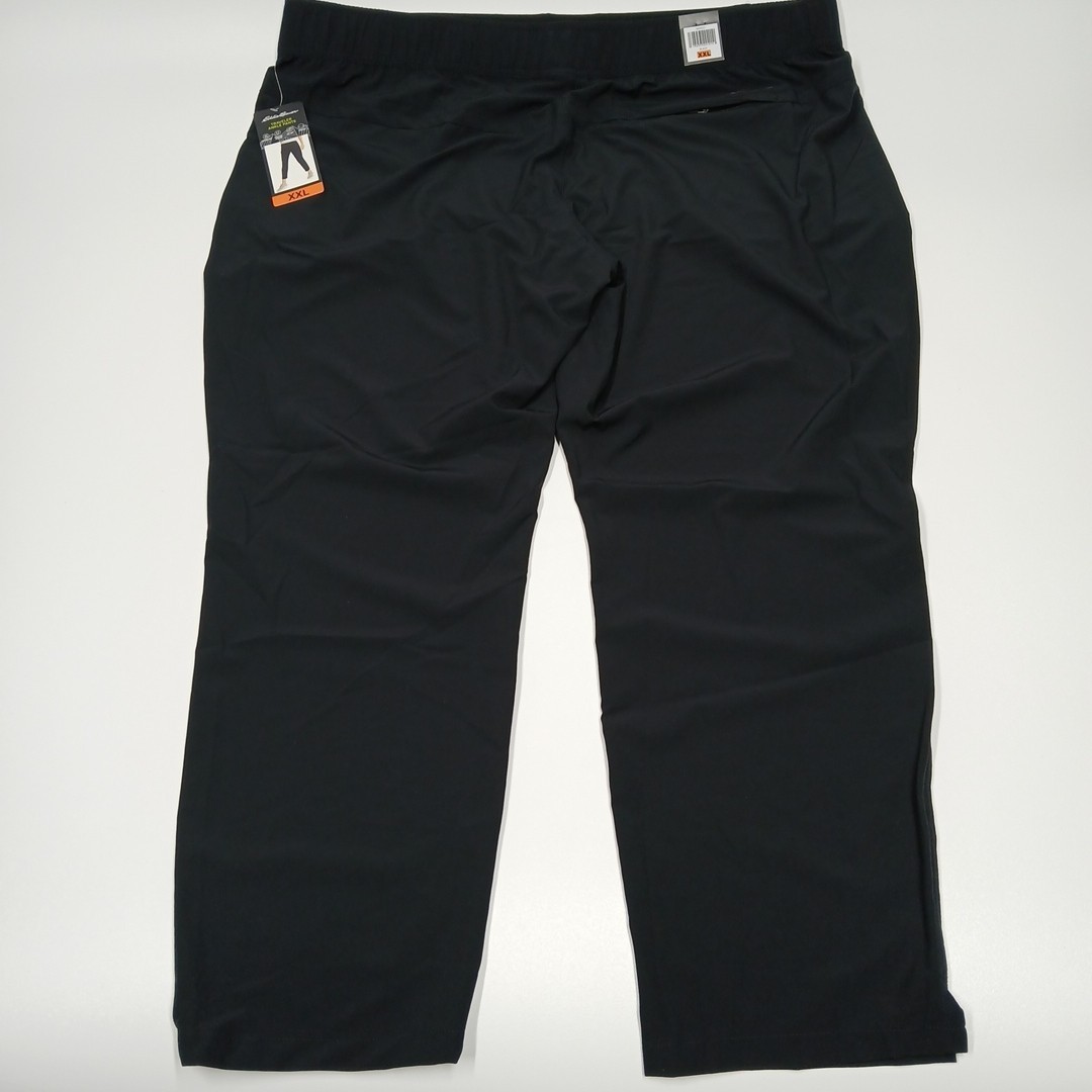 Eddie Bauer Ladies Traveler Ankle Pant 2XL Black 44-46 Waist 28 Inseam Stretchy