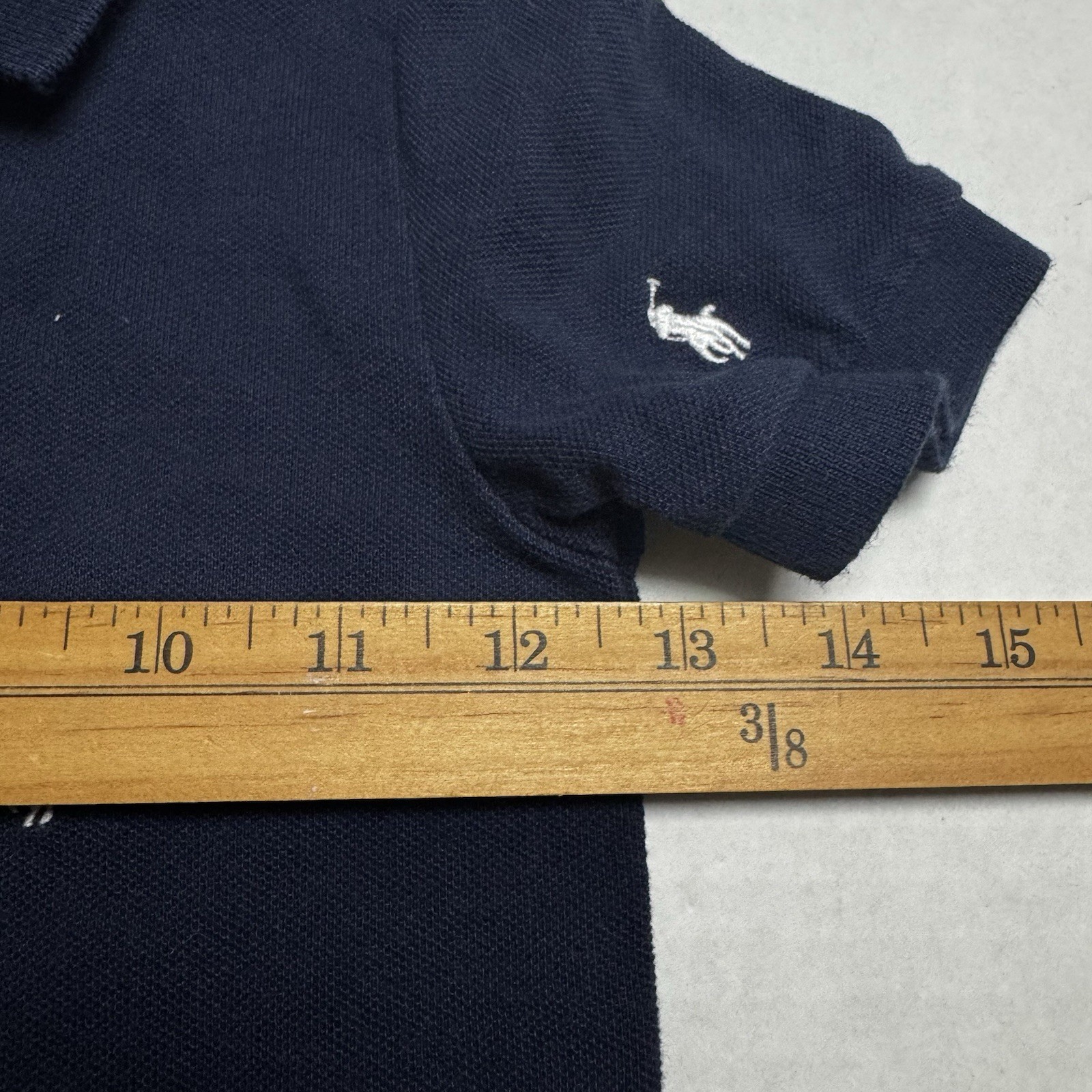 Polo Ralph Lauren Kids’ Embroidered Pony All Over Polo Shirt In Navy Size: 4/4T