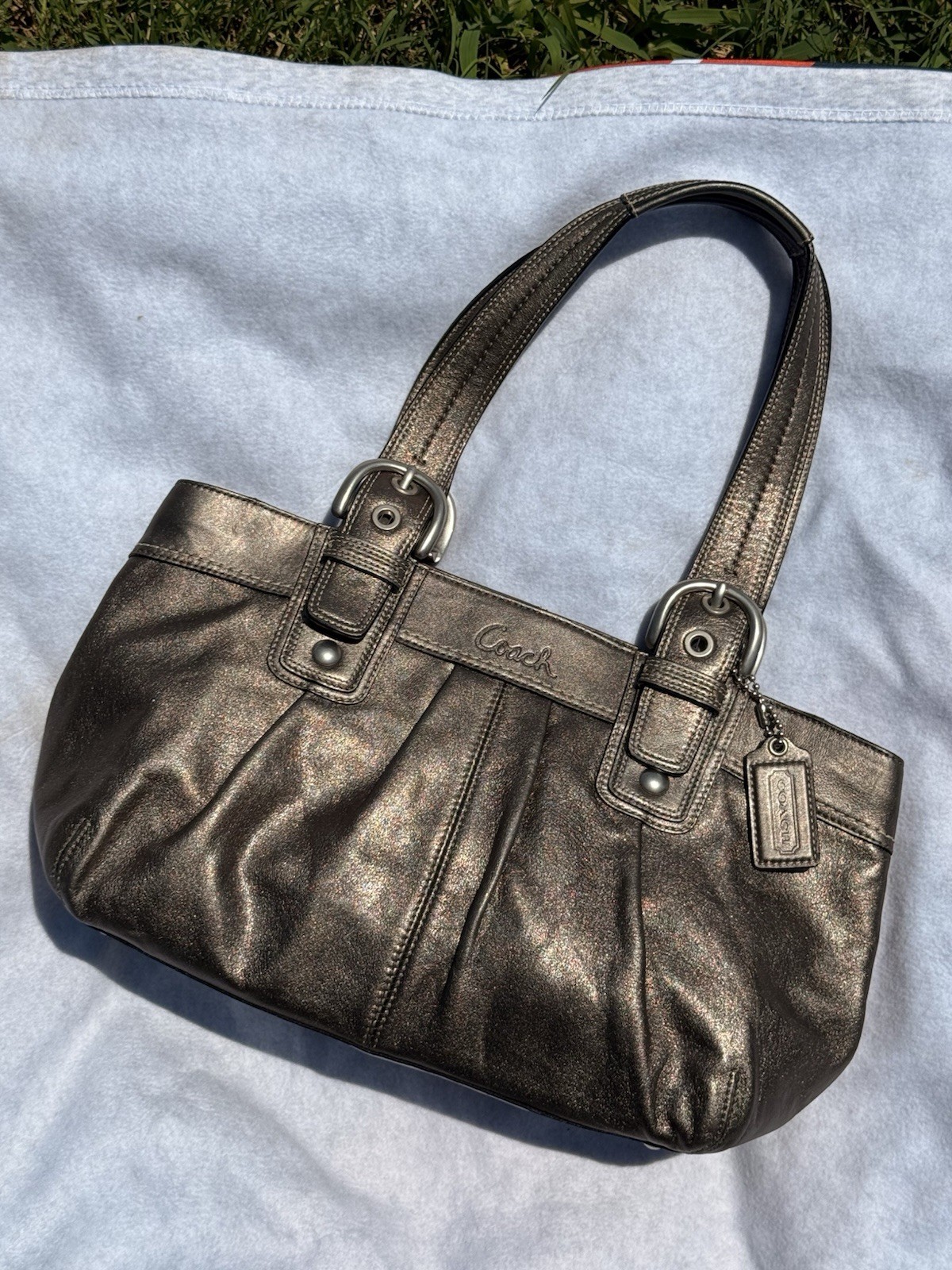 Coach Soho Pleated Leather Tote