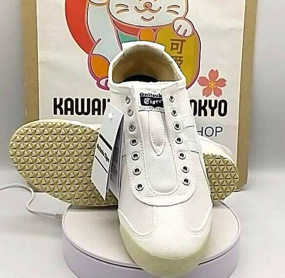 Onitsuka Tiger MEXICO 66 SLIP-ON WHITE/WHITE 1183C141 100 UNISEX Japan F/S