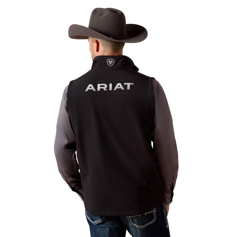 Logo 2.0 Softshell Vest in Black