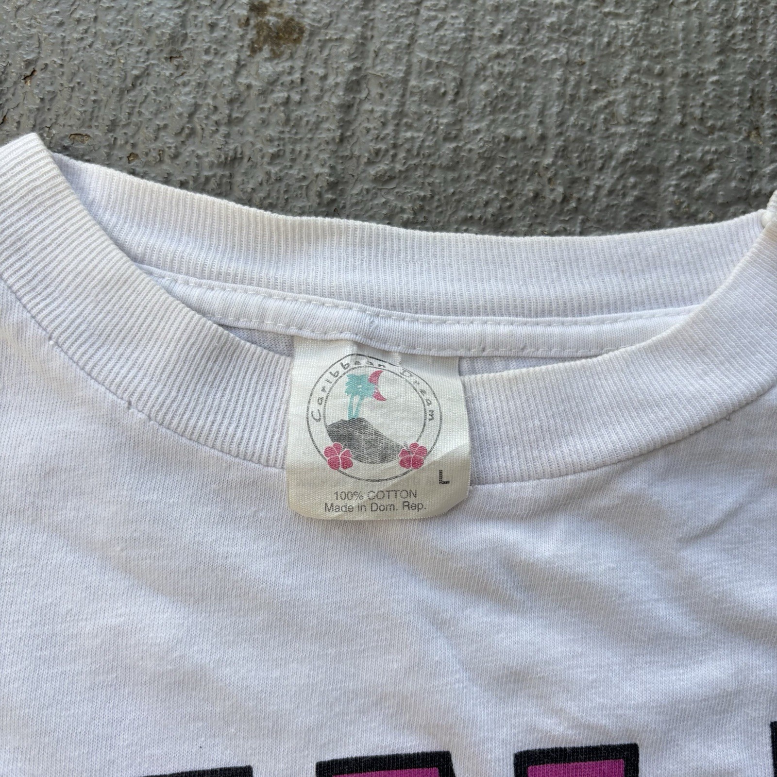 Vintage 90s BWA Bitch With An Attitude Caribbean Dream Sayings Shirt Large