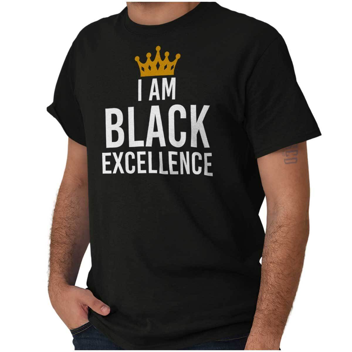 Melanin King Strong And Educated Womens or Mens Crewneck T Shirt Tee