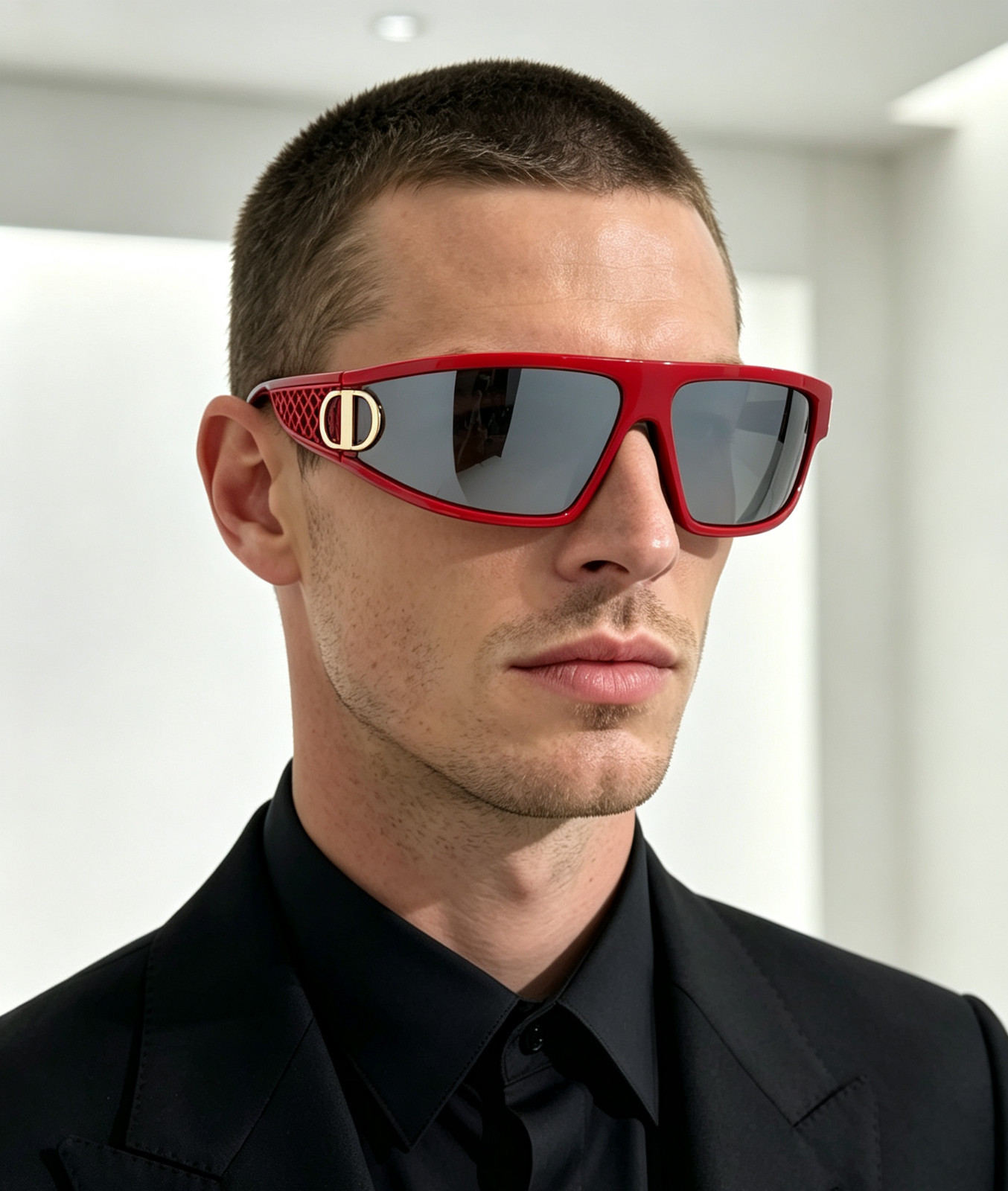Dior VERYDIOR M1U Pilot Sunglasses Multi-Use Headband Shades Unisex 91-11-125mm