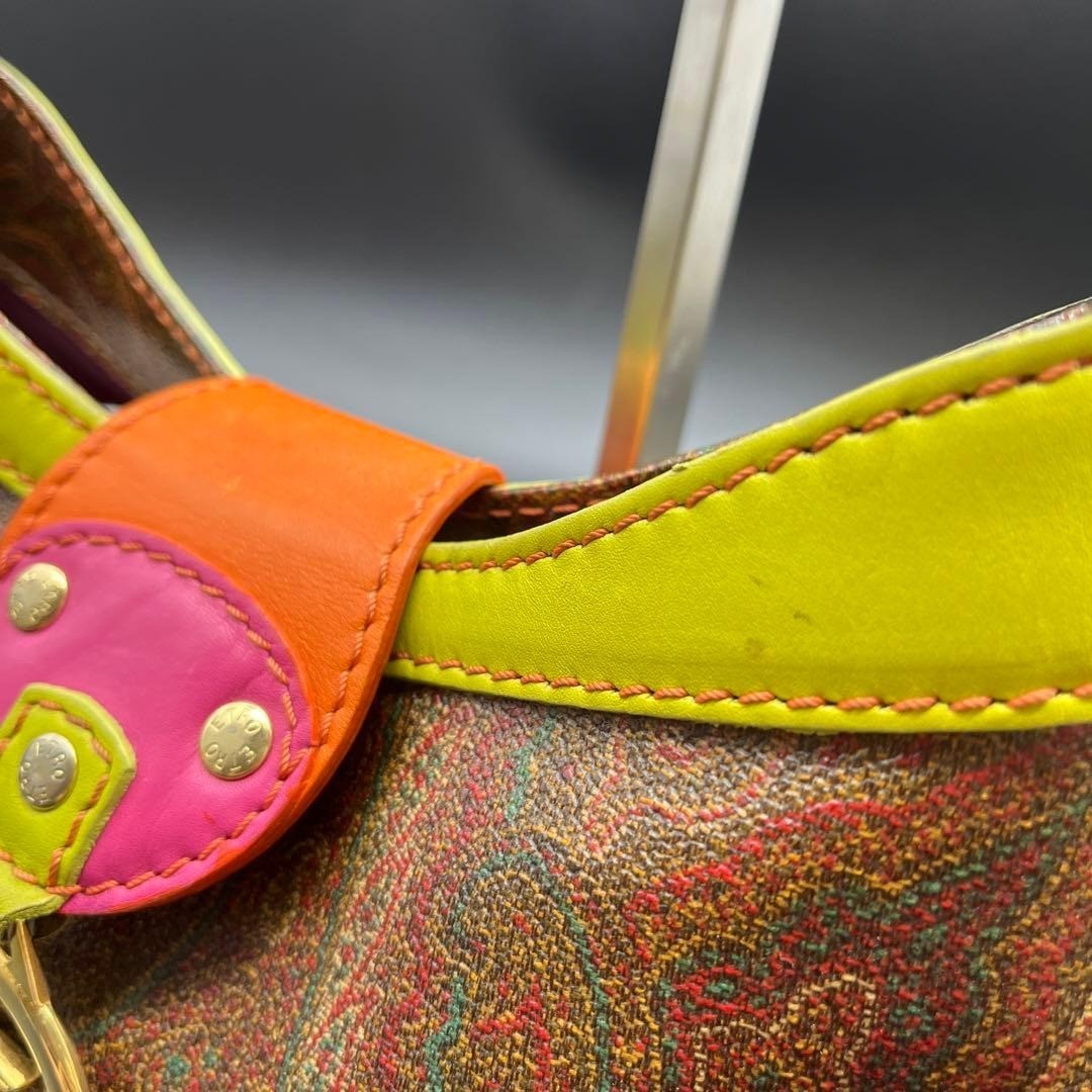 ETRO Pegasus One Shoulder Bag 7.8 in