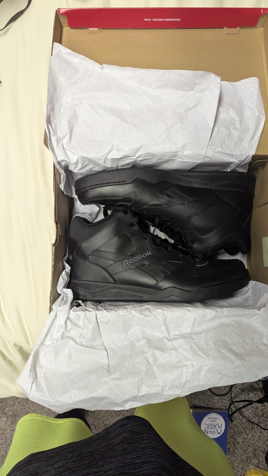 Reebok Royal BB 4500 HI 2 Men’s Wide Black Size 15 ONLY WORN ONCE