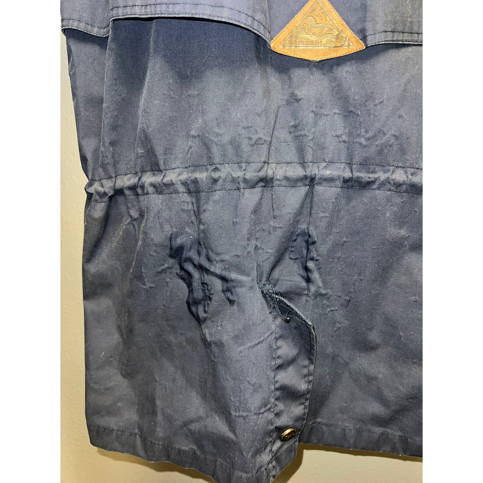 Vintage Womens Mountain Horse Jacket Techinal Riding Wear Blue VTG Small