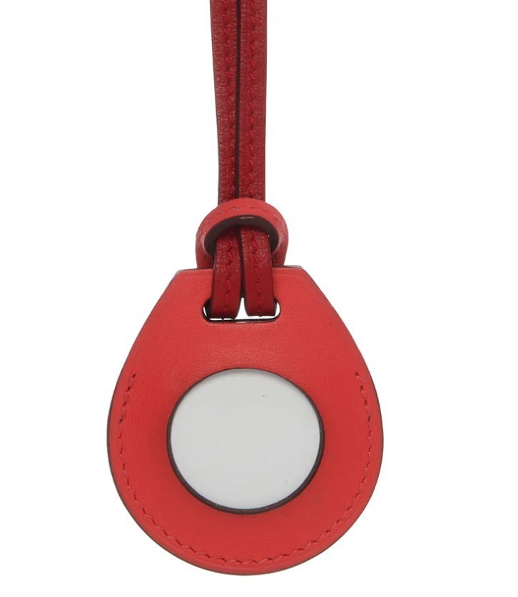 Hermès’ Rose Texas Apple AirTag Bag Charm